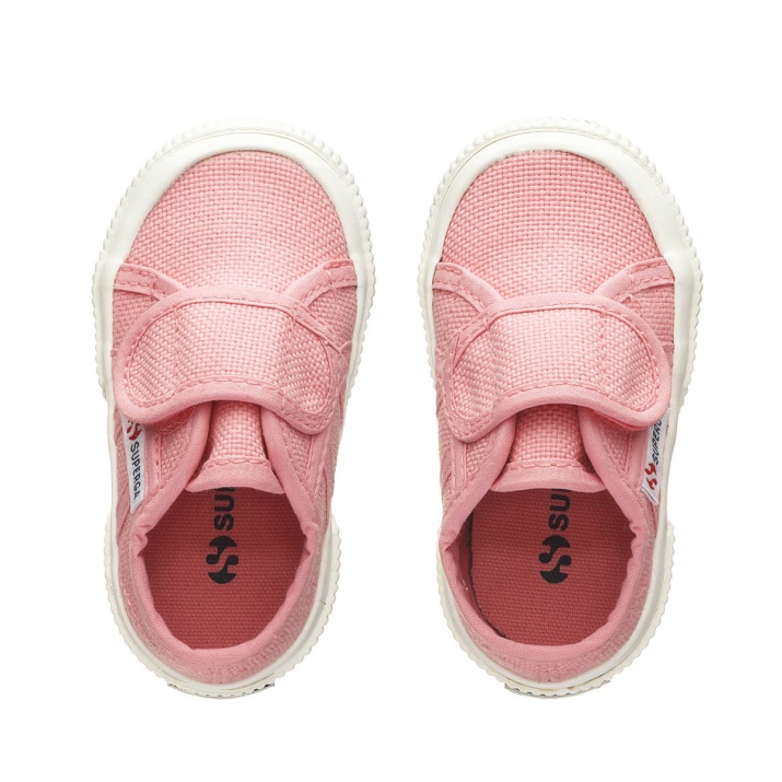 Superga 2750 Bstrap Bebe Rosa - F Avorio