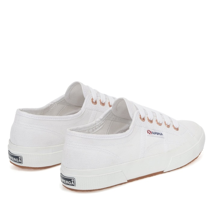 Superga 2750 Cotu Classic Blanco-oro Rosa