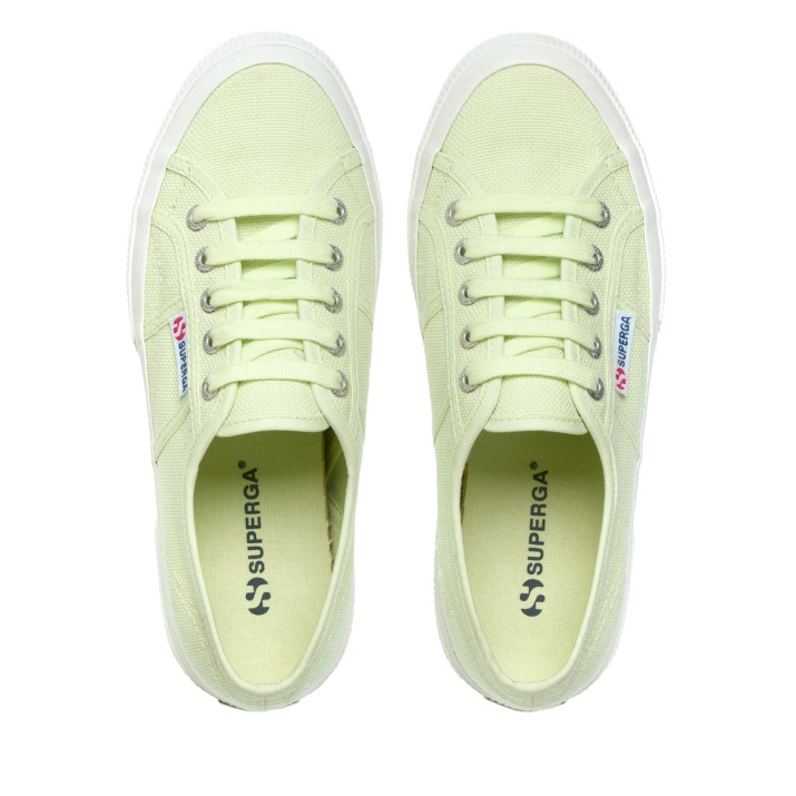 Superga 2750 Cotu Classic Green Primrose-f Avorio
