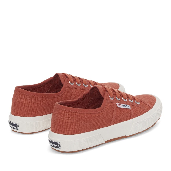 Superga 2750 Cotu Classic Marrón Rojizo-f Avorio