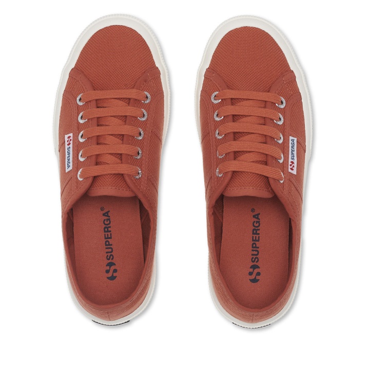 Superga 2750 Cotu Classic Marrón Rojizo-f Avorio