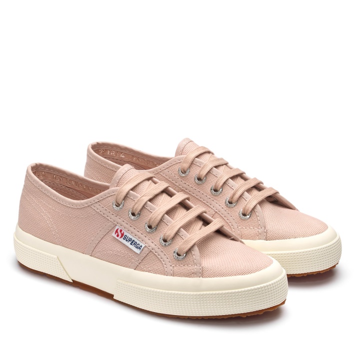 Superga 2750 Cotu Classic Piel Rosa-f Avorio