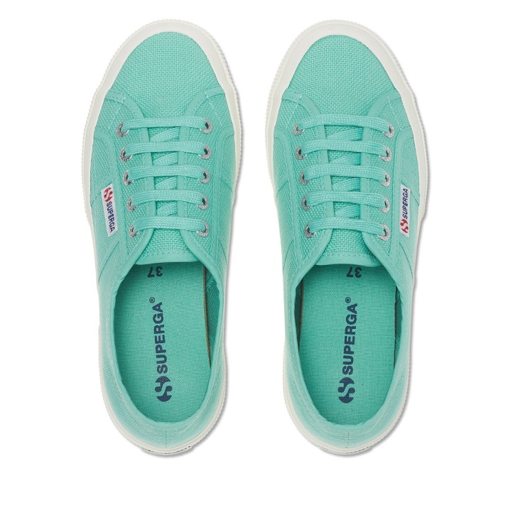 Superga 2750 Cotu Classic Verde Agua-f Avorio