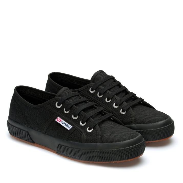 Superga 2750 Cotu Clásico Completo Negro