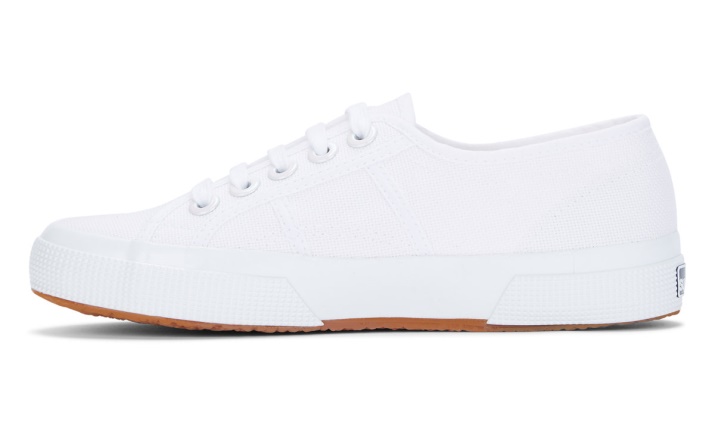 Superga 2750 Cotu Ojales Grandes Blanco-blanco Irid