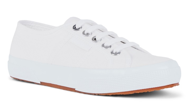 Superga 2750 Cotu Ojales Grandes Blanco-platino