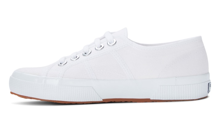 Superga 2750 Cotu Ojales Grandes Blanco-platino