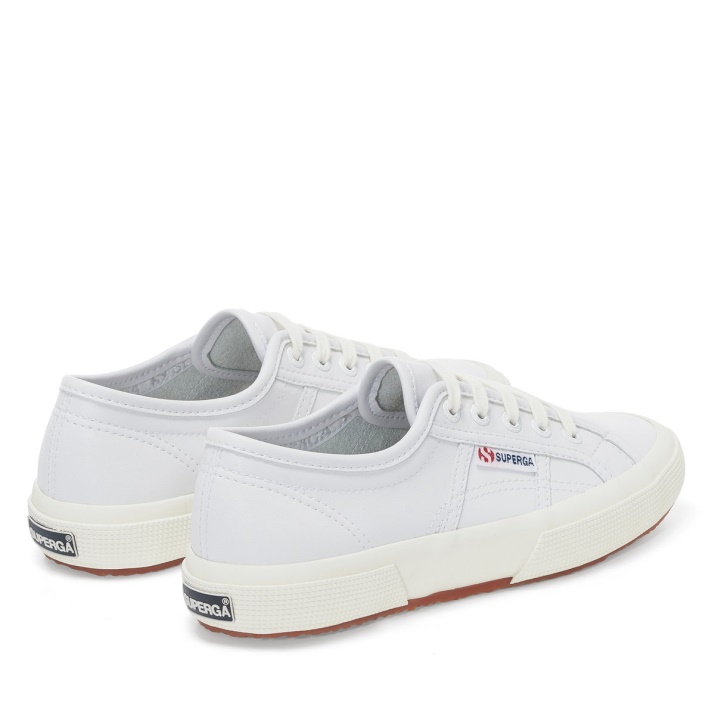 Superga 2750 Cuero Vegano Blanco-blanco Avorio