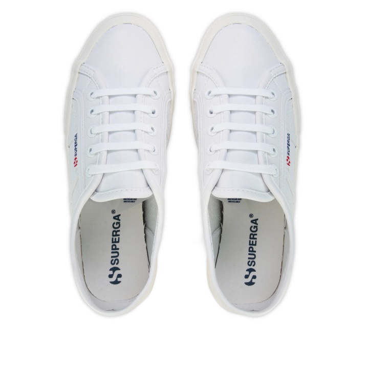 Superga 2750 Cuero Vegano Blanco óptico - F Avorio