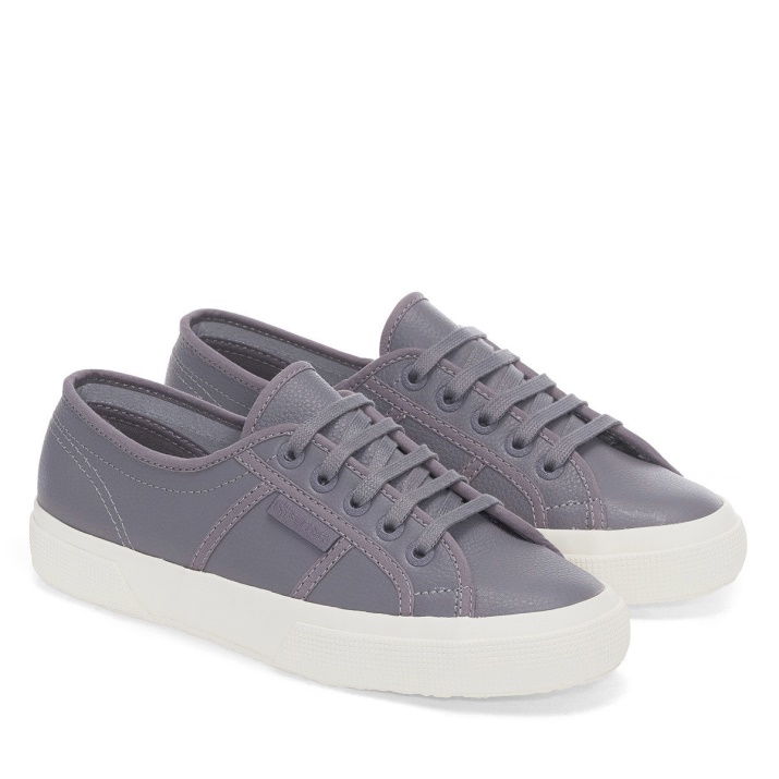 Superga 2750 Efglu Gris Azulado - F Avorio