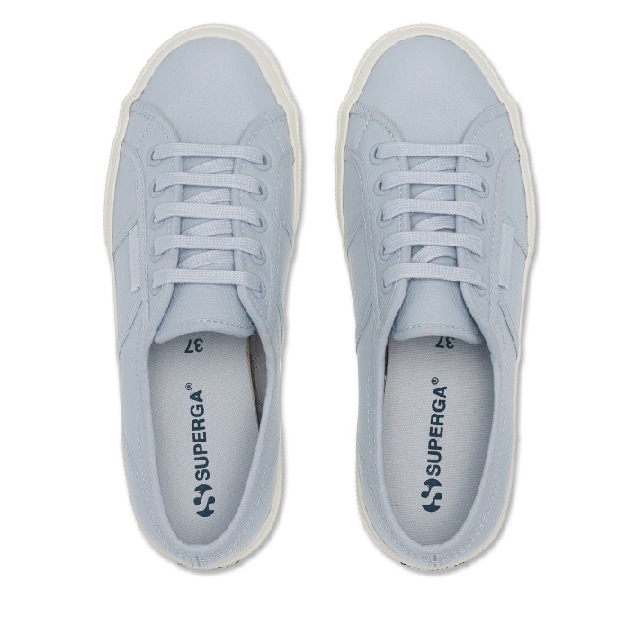 Superga 2750 Efglu Gris Lilla - F Avorio