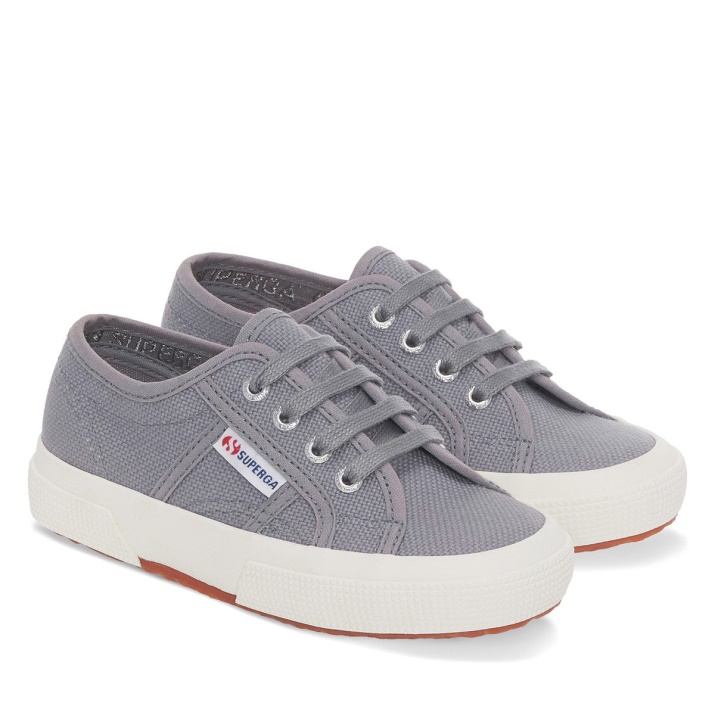 Superga 2750 Jcot Classic Kids Gris Azulado-f Avorio