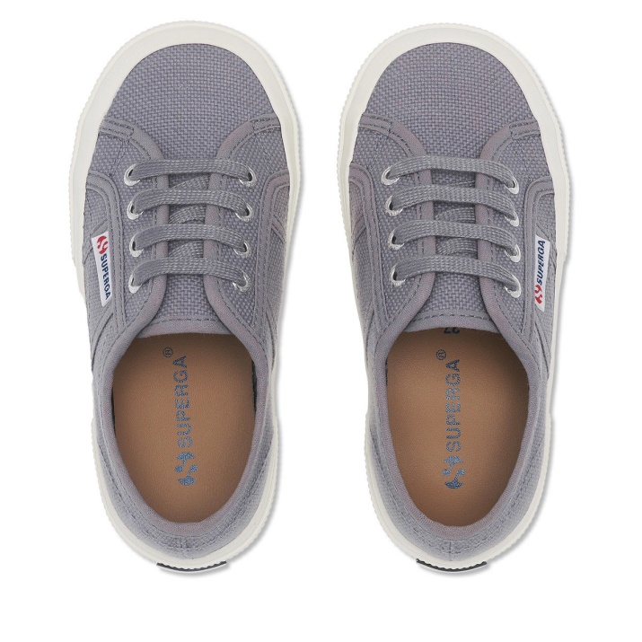 Superga 2750 Jcot Classic Kids Gris Azulado-f Avorio