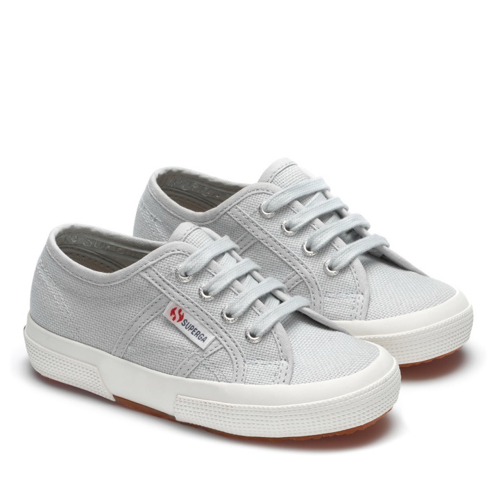Superga 2750 Jcot Classic Niños Gris Lilla-f Avorio