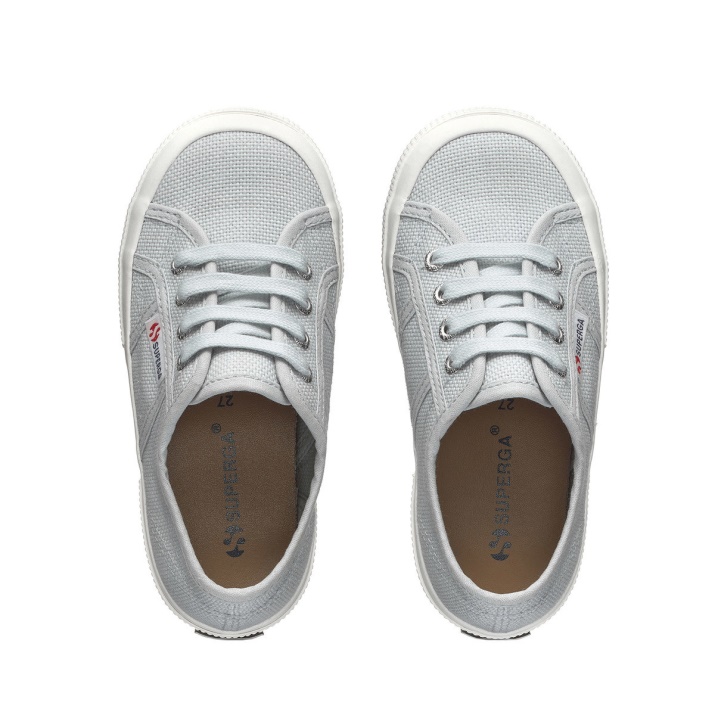 Superga 2750 Jcot Classic Niños Gris Lilla-f Avorio