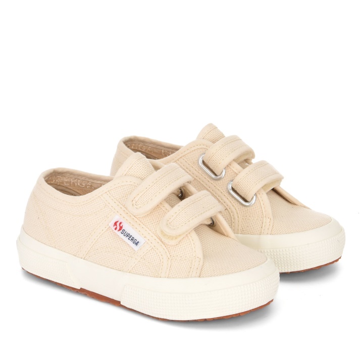 Superga 2750 Jstrap Classic Niños Beige Raw-f Avorio