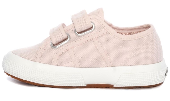Superga 2750 Jstrap Classic Niños Rosa Lila Pálido