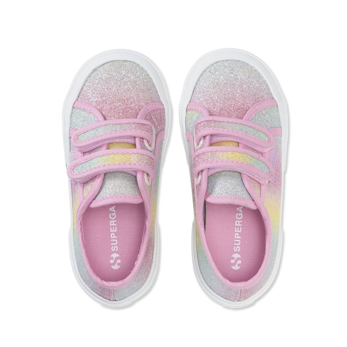 Superga 2750 Kids Iridiscente Micropurpurina Rosa Pastel Multicolor