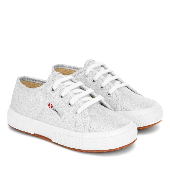 Superga 2750 Lamew Niños Gris Plata