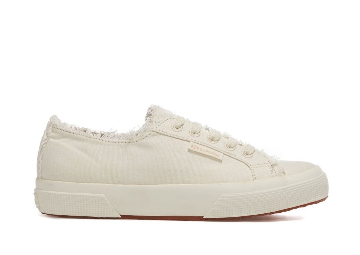 Superga 2750 Lienzo Orgánico Con Flecos Na Weeds