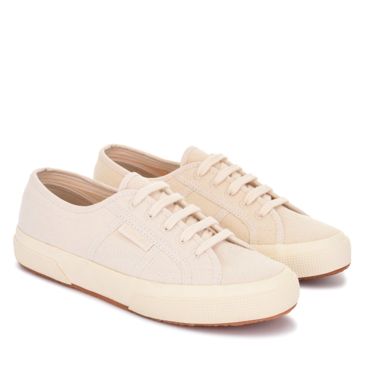 Superga 2750 Lona Orgánica Beige Natural