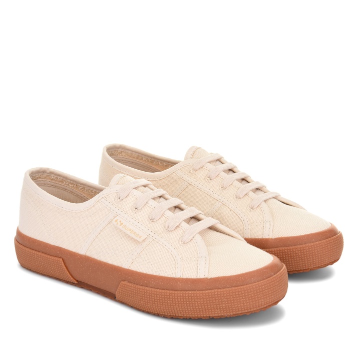 Superga 2750 Lona Orgánica Natural Beige-gum