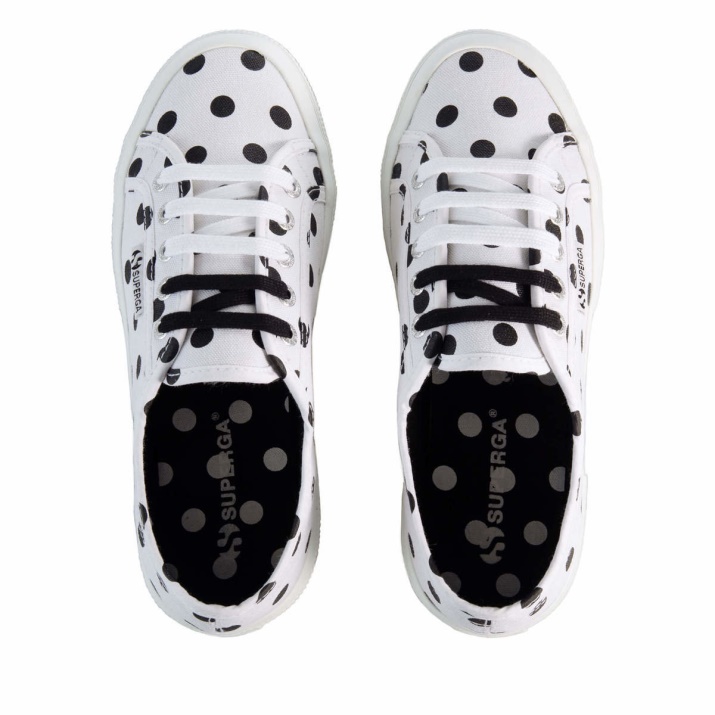 Superga 2750 Lunares Blanco-puntos Negros