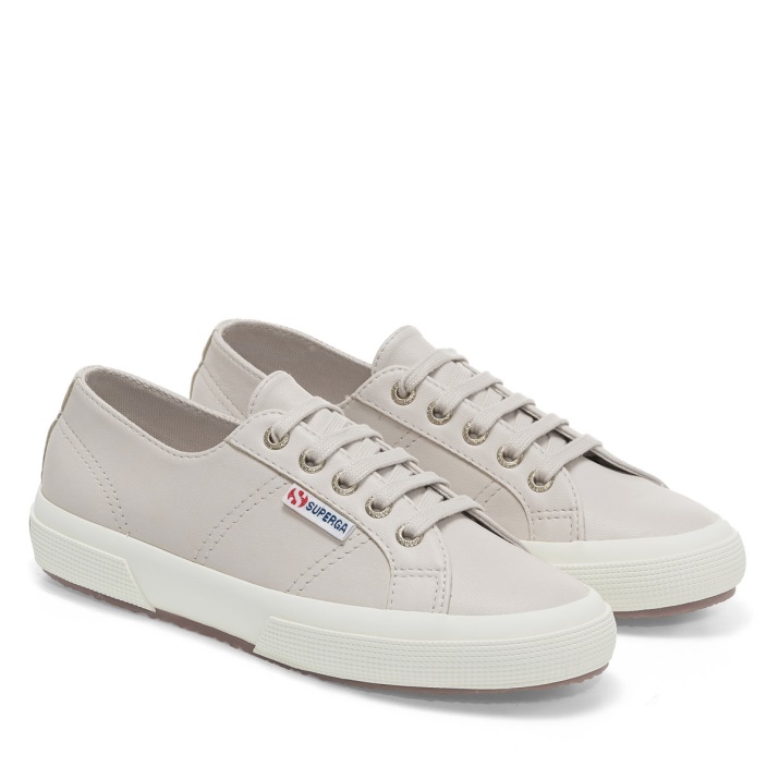 Superga 2750 Napa Lea Rosa Almendra-f Avorio