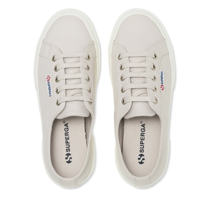 Superga 2750 Napa Lea Rosa Almendra-f Avorio