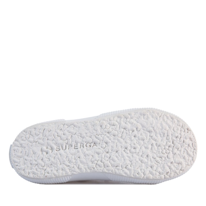 Superga 2750 Niño Correas Lunares Blanco-puntos Negros