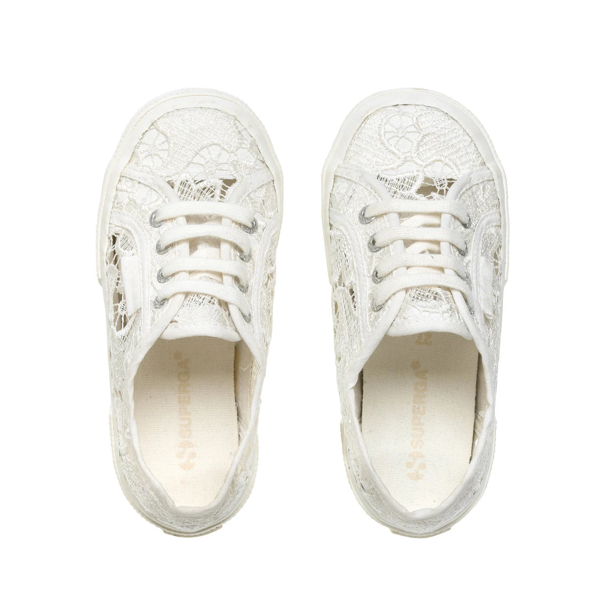 Superga 2750 Niños Macramé Blanco Total Avorio