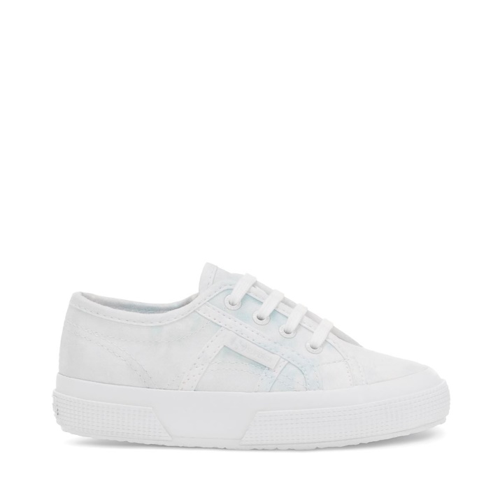 Superga 2750 Niños Nubes Estampado Blanco-azul Nubes