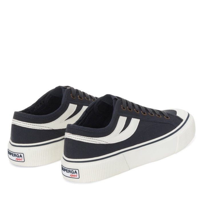 Superga 2750 Panatta 30 Azul Gris Dk Blanco Avorio