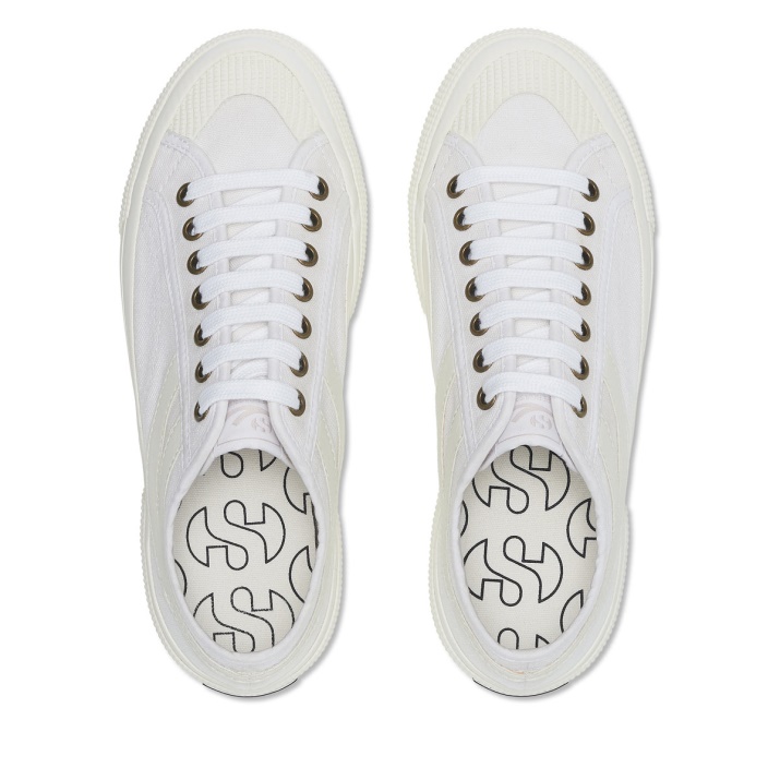Superga 2750 Panatta 30 Blanco-blanco Avorio