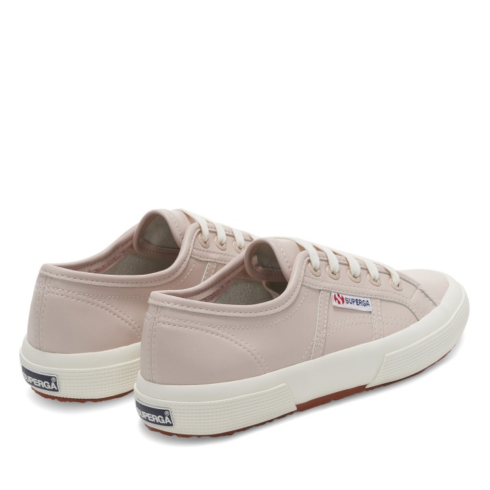 Superga 2750 Piel Vegana Rosa Almendra-f Avorio