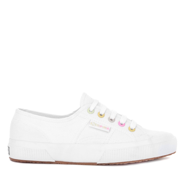 Superga 2750 Rainbow Detalles Blanco-candy Multicolor