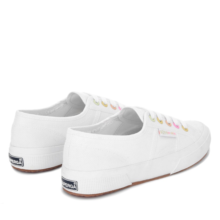 Superga 2750 Rainbow Detalles Blanco-candy Multicolor