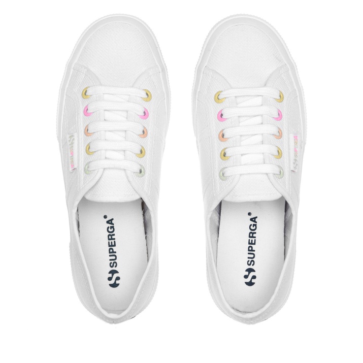 Superga 2750 Rainbow Detalles Blanco-candy Multicolor