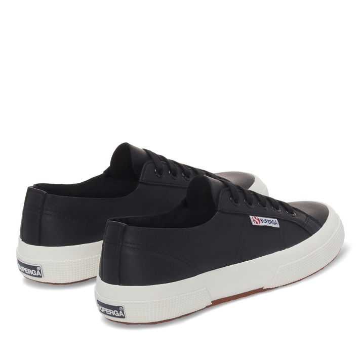 Superga 2750 Sin Forro Napa Negro-f Avorio