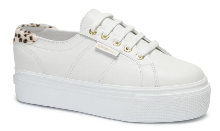 Superga 2790 Cabra Nappaleaw Pony Pelo Blanco-dálmata