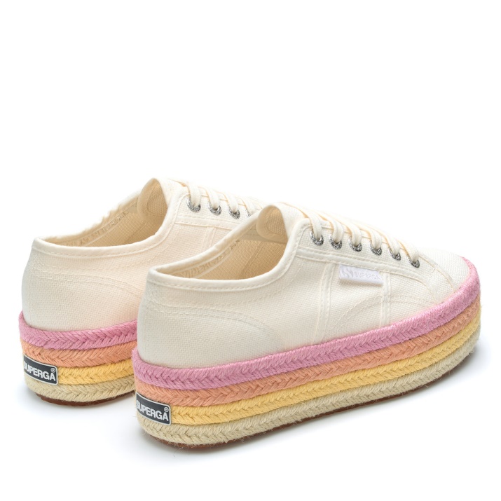Superga 2790 Cuerda Multicolor Blanco Avorio-candy Multicolor