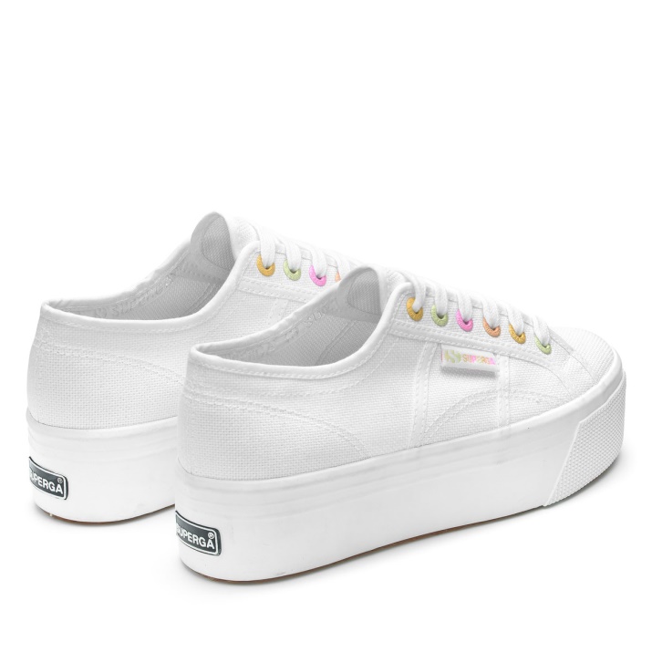 Superga 2790 Detalles Arcoiris Blanco-candy Multicolor