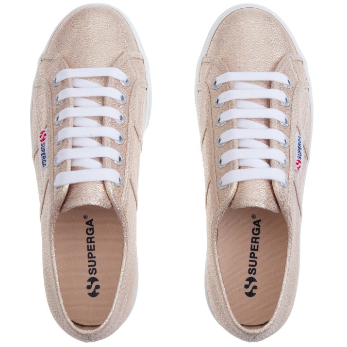 Superga 2790 Lamew Rose Platino-naranja Agua De Rosas