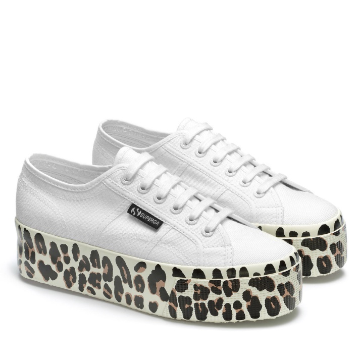 Superga 2790 Light Leopard Foxing Print White Avorio-f Lt Beige Leopard