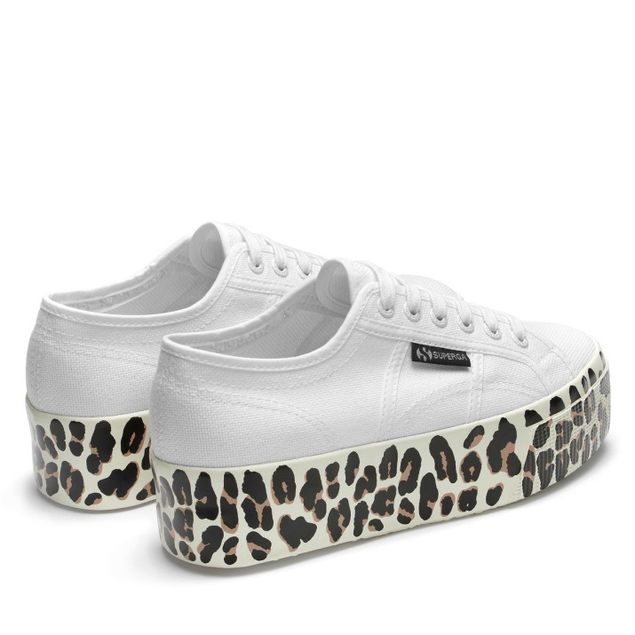 Superga 2790 Light Leopard Foxing Print White Avorio-f Lt Beige Leopard