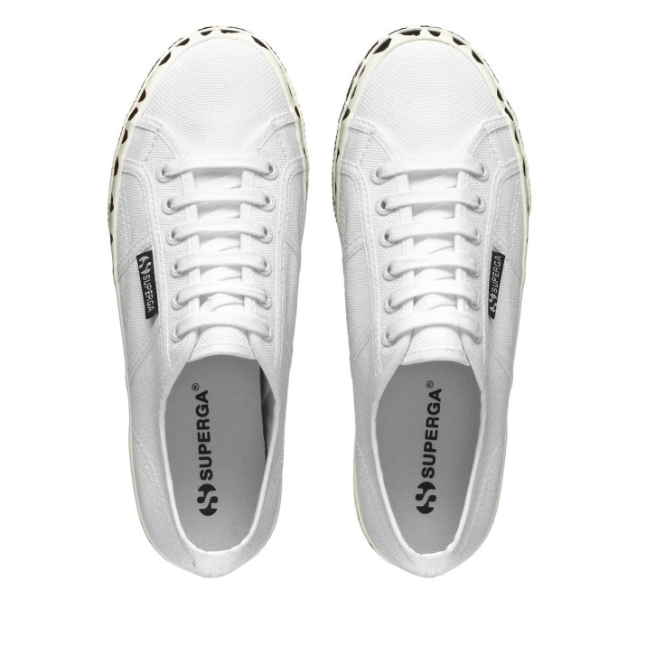 Superga 2790 Light Leopard Foxing Print White Avorio-f Lt Beige Leopard