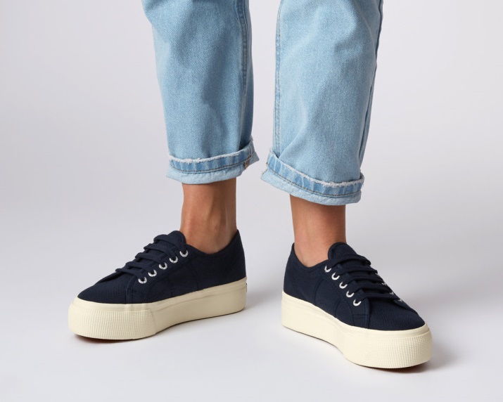 Superga 2790 Linea Arriba Abajo Azul Marino