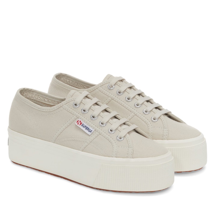 Superga 2790 Linea Arriba Abajo Gris Arena-f Avorio