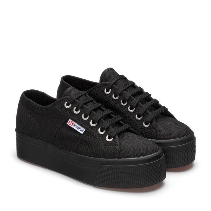 Superga 2790 Linea Arriba Abajo Negro Completo