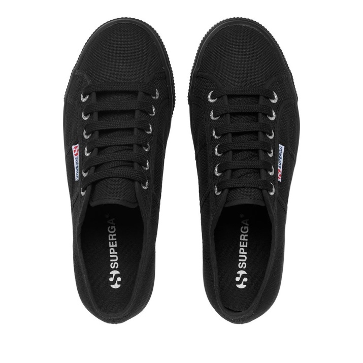 Superga 2790 Linea Arriba Abajo Negro Completo